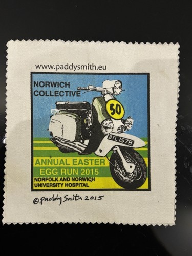Scooter rally patch paddy - scooter,