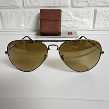 Ray-Ban RB3479 004/M2 58-14 3P Gunmetal Brown Aviator FOLDING Polarised Gradient