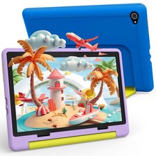 10 Inch Kids Tablet,Android 14 tablet for kids Octa Core,8GB+64GB ROM (1TB TF)