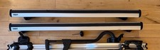 Thule Wingbar Evo 127cm aluminium roof bars and Evo Raised Rail Footpack 7104