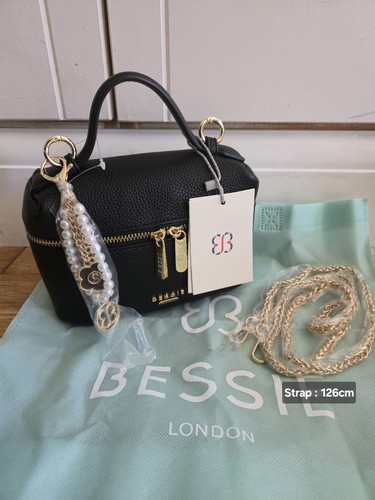 Bessie london black handbag - black,