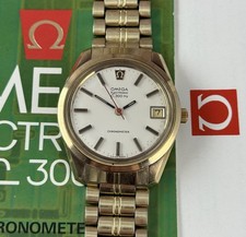 9ct Gold Omega Electronic