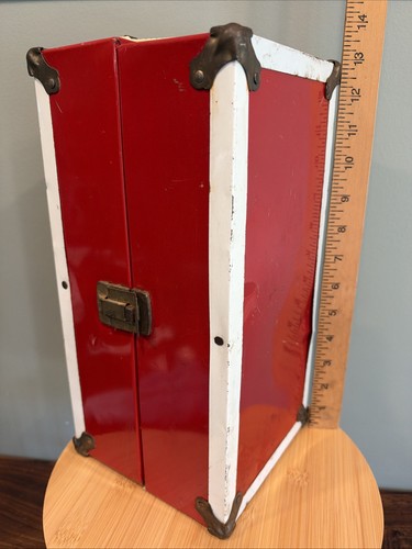 Vintage doll steamer trunk - doll,