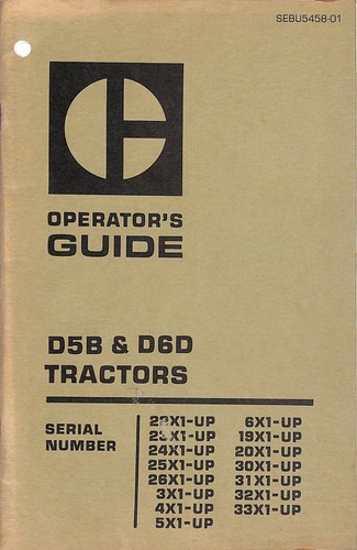 Caterpillar cat d5b d6d - caterpillar,