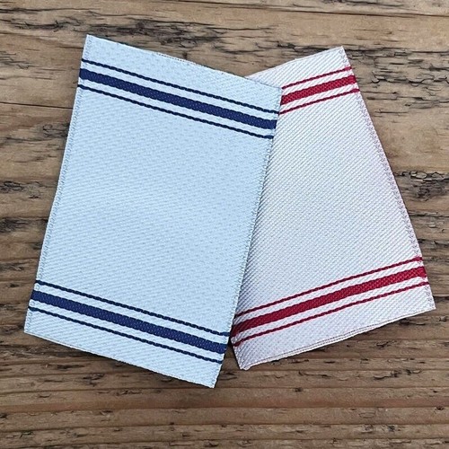 Striped kitchen towels - striped,
