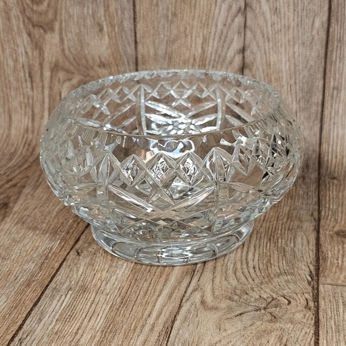 Vintage heavy lead crystal cut - heavy,