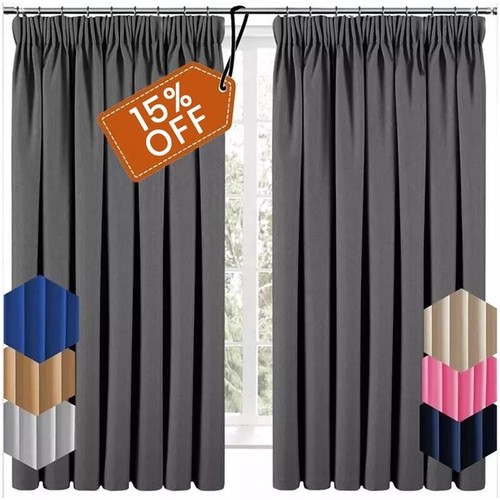 Pencil pleat thick - thick, thermal