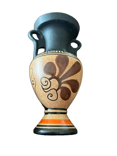 Greek mini vase - vase, painted
