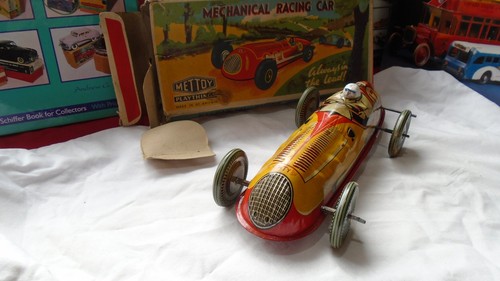 Mettoy clockwork racer boxed - racer,