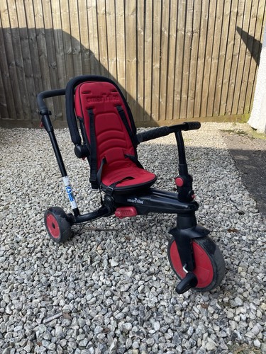 Smart trike stroller - smart, red