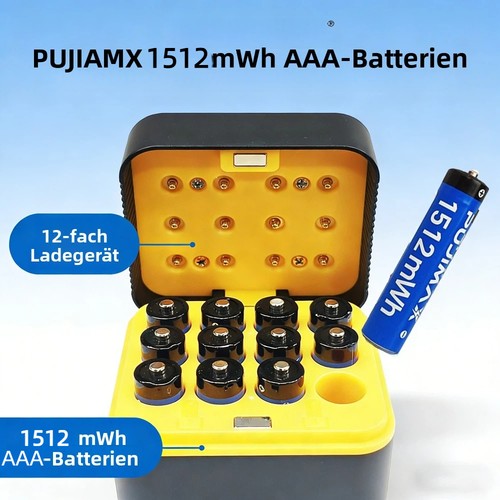 Pujimax 12x aaa rechargeable - pujimax,
