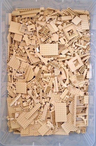 Lego tan 500g bulk bundle - 500g,