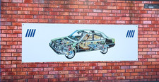FIAT REGATA SUPER CUTAWAY    WORK SHOP PVC BANNER SENT TRACKED