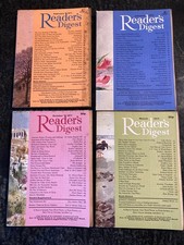 Reader's Digest Magazine x 4