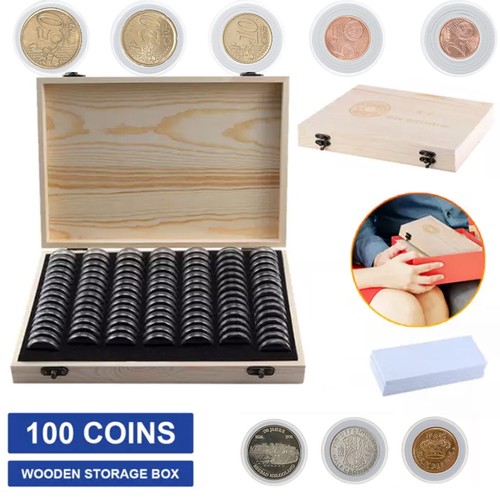 100x coin capsules storage box - storage,