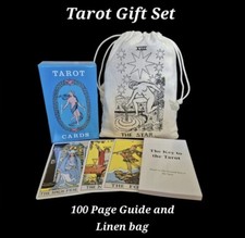 Tarot cards and Guidebook (Full Sized cards ) with  free  linen bag