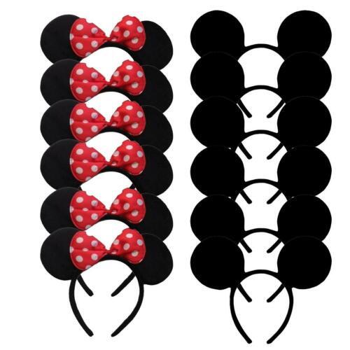 Mouse ears 6pcs headbands - 6pcs,