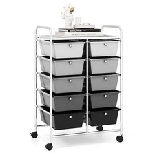 10-Drawer Rolling Utility Cart
