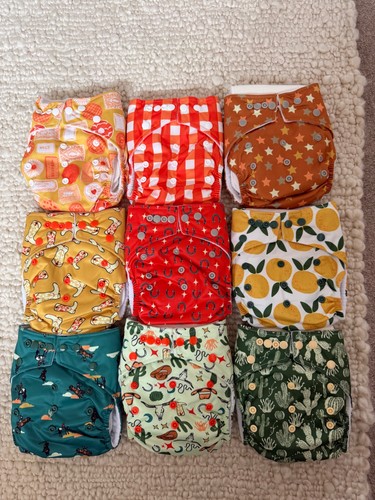 New reusable nappies bundle - reusable,