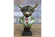 Highland Cow Bust  Ornament