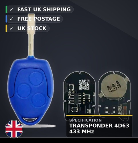 Ford transit button blue - ford,