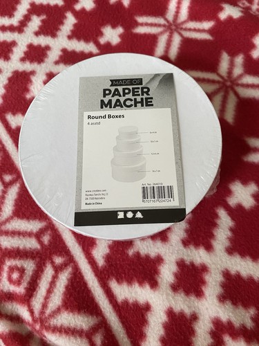 White stacking round - stacking, paper