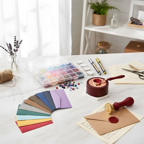 Diy wax seal stamp - wax, kit