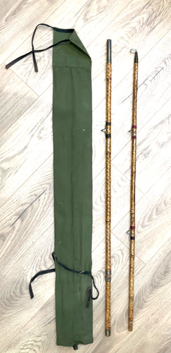 Vintage bamboo fishing rod - ,