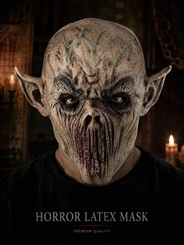 Old man mask latex - old,