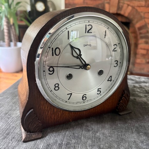 Smiths albany oak mantel clock - smiths,