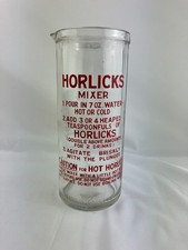 Vintage Glass Horlicks Drinks