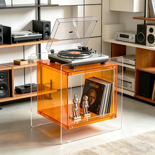 Acrylic nightstand side - nightstand,