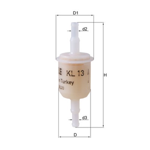 Fuel filter for subaru - for, mv