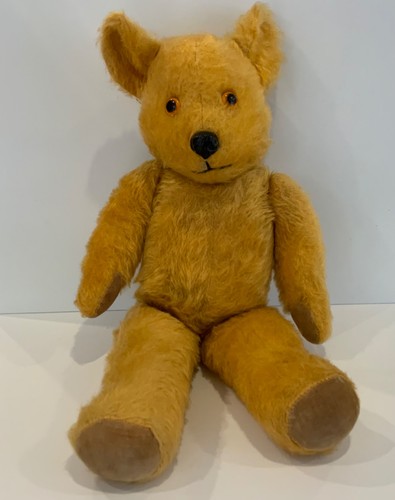 Vintage teddy bear - bear, golden