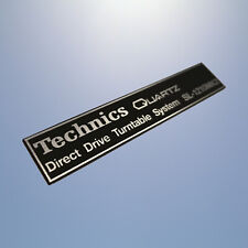 TECHNICS emblem brusched badge