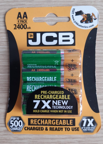 Jcb rechargeable batteries - jcb,