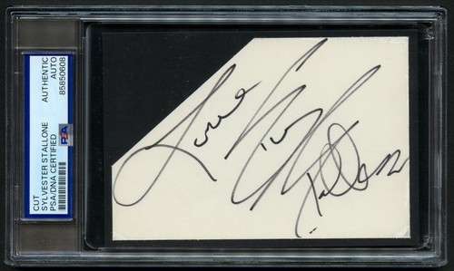 Sylvester stallone signed - stallone,