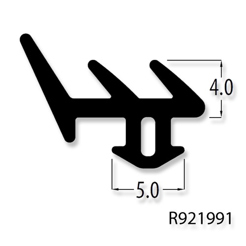 Black gasket double glazing - black,