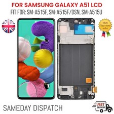 Samsung Galaxy A51 A515F Replacement LCD Screen Display Touch Digitizer+Frame UK