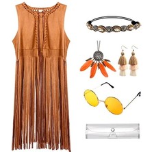 6 Pcs Hippie Clothes for Women