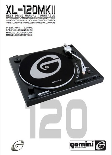 Gemini 120mkii belt drive - ,
