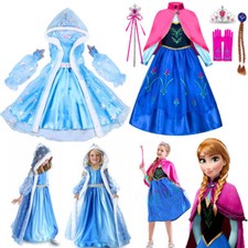 Kids Girls Anna Elsa Princess