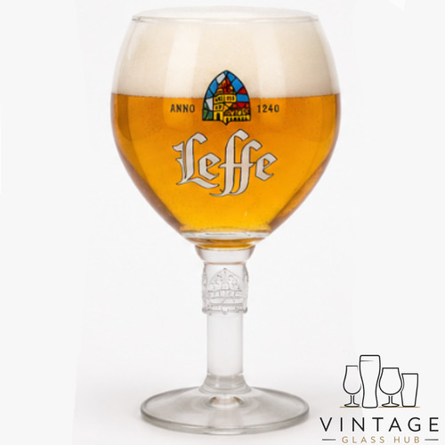 Leffe belgian beer glass - belgian,