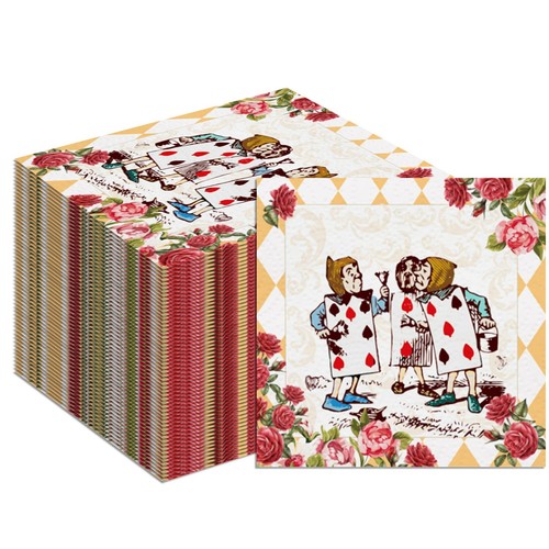 Alice wonderland napkin - alice, in