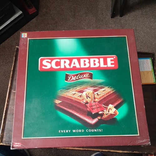 Scrabble deluxe edition - scrabble,