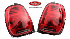 2x Genuine OEM Mini F55 F56 F57 (LCI) Union Jack Rear Tail Light LED Lamp Pair