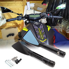 Black Triangle Anti-Glare Side Mirrors For Yamaha MT07 MT09 MT10 MT03 / FZ 07 09
