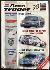 DONINGTON 13/14 Jun 1998 BTCC RACE MEETING ROUNDS 11 & 12 A4 Official Programme