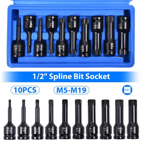 10pcs impact spline - impact, bit