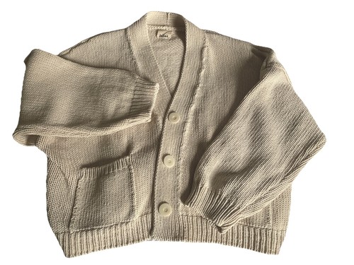 Babaa cotton cardigan in - babaa,